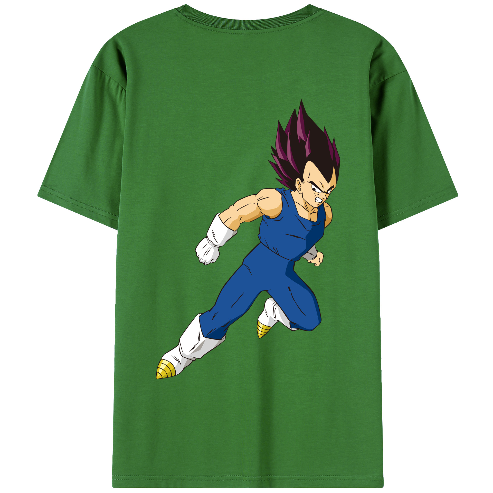 （画像用） ドラゴンボール ベジータ四世（Bejīta Yonsei）DRAGON BALL Vegeta IV レディース半袖Tシャツ(バックプリント)